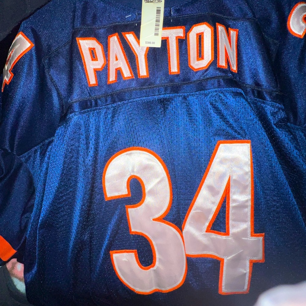 Walter Payton throwback jersey Mitchell and Ness